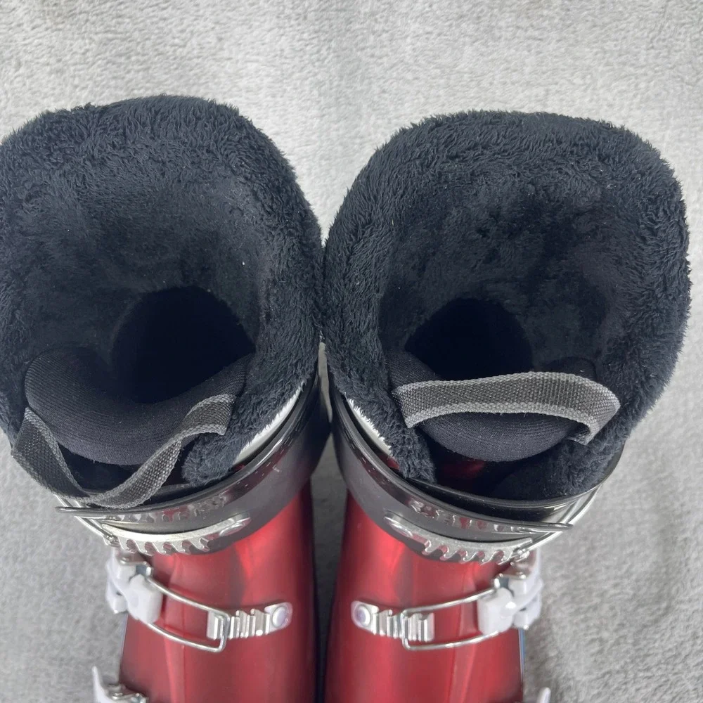 Salomon Ski Boots RT Junior 26-26.5 305mm Red T3 Downhill 3-Buckle Alpine